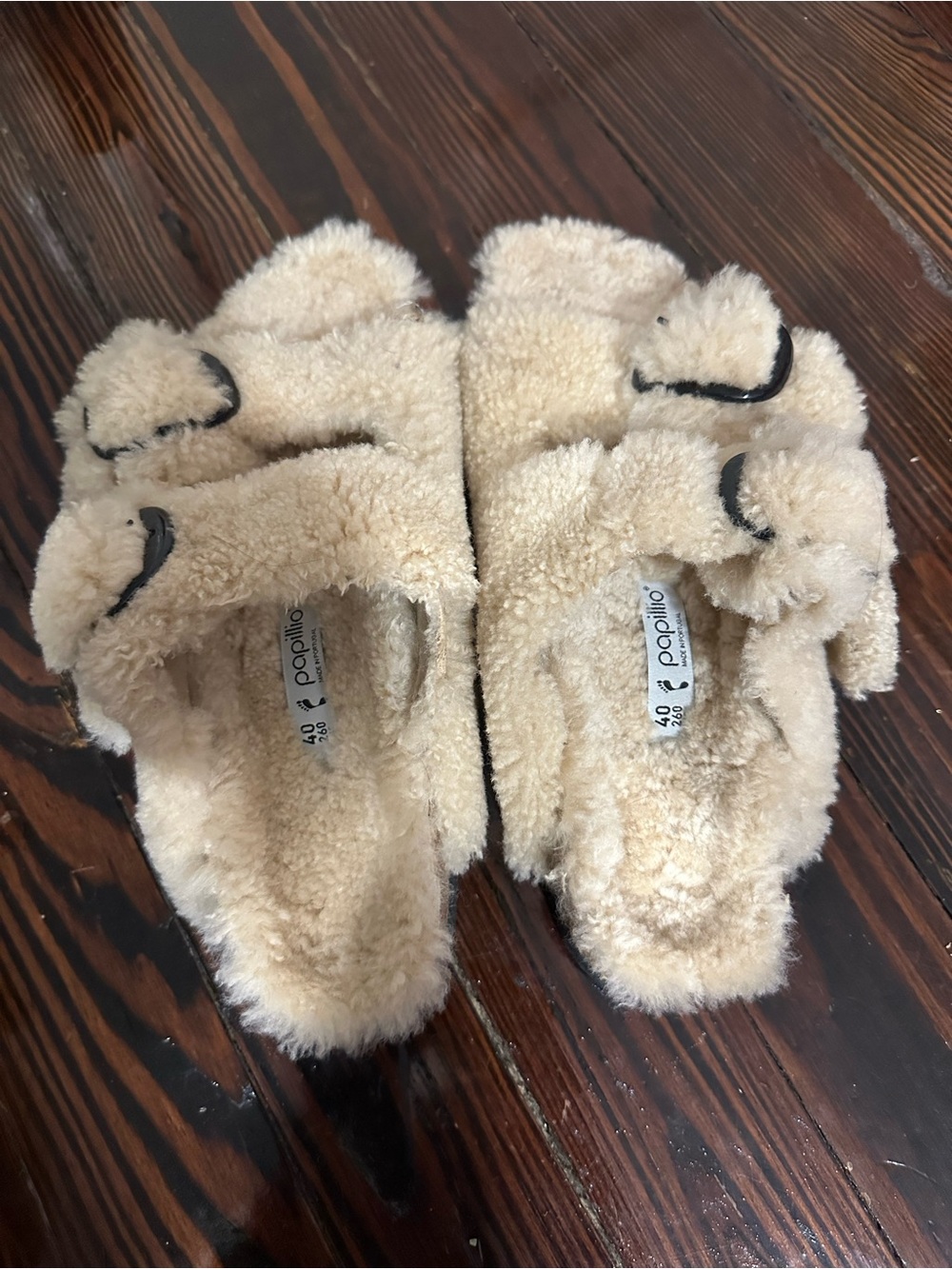 Sherpa double strap Birkenstocks